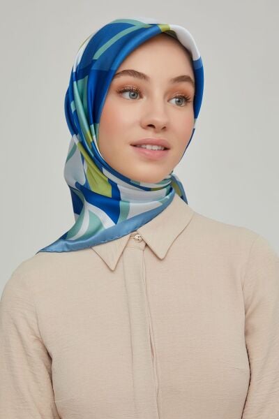 Armine Nostalji Serisi %100 Twill İpek Eşarp 8664D 02