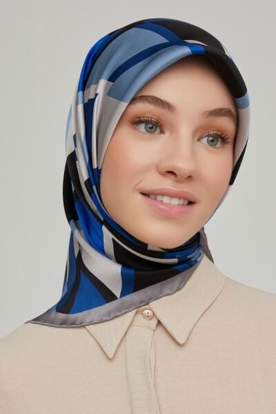 Armine Nostalji Serisi %100 Twill İpek Eşarp 8664D 28