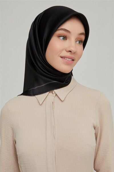 Armine Nostalji Serisi %100 Twill İpek Eşarp 8668D 01
