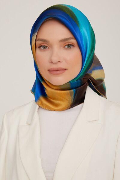 Armine Nostalji Serisi %100 Sura İpek Eşarp 8826D 04