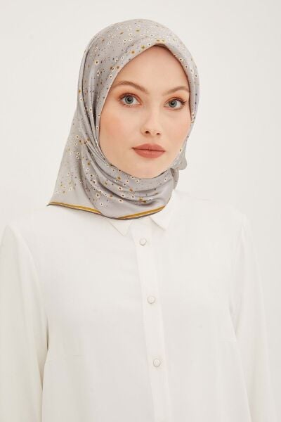 Armine Nostalji Serisi %100 Sura İpek Eşarp 8900D 52