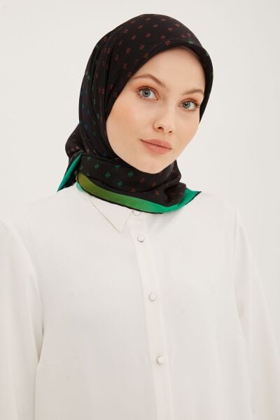 Armine Nostalji Serisi %100 Sura İpek Eşarp 8936D 04