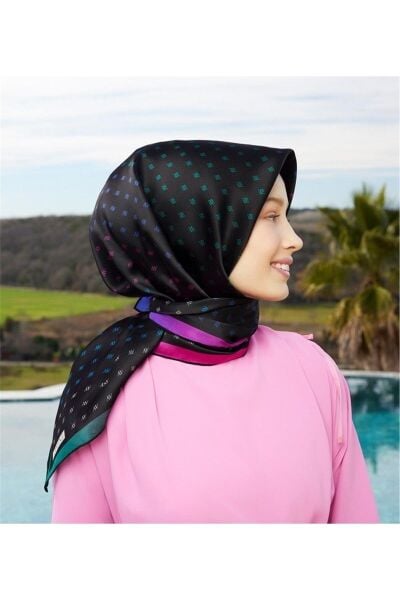 Armine Nostalji Serisi %100 Twill İpek Eşarp 8936D 53