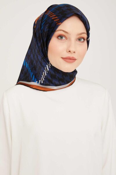 Armine Nostalji Serisi %100 Twill İpek Eşarp 9000D 07