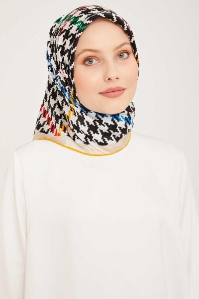 Armine Nostalji Serisi %100 Twill İpek Eşarp 9000D 09