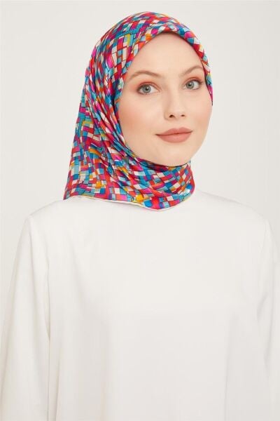 Armine Nostalji Serisi %100 Sura İpek Eşarp 9004D 28