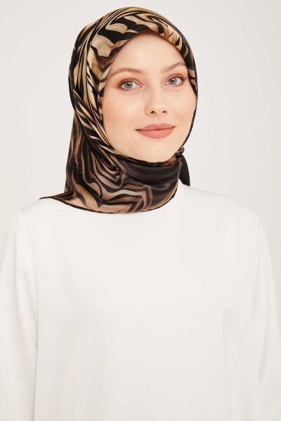Armine 2024 Kış Sezonu %100 Twill İpek Eşarp 9038D 01