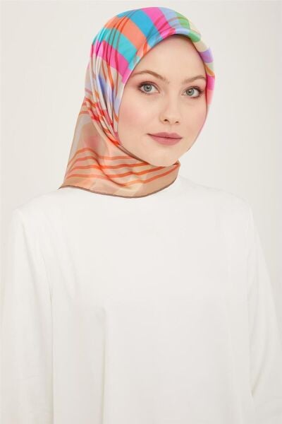 Armine 2024 Yaz Sezonu %100 Sura İpek Eşarp 9107D 05