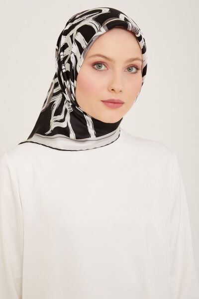 Armine 2024 Yaz Sezonu %100 Twill İpek Eşarp 9123D 01