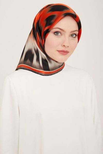 Armine 2024 Yaz Sezonu %100 Twill İpek Eşarp 9155D 03