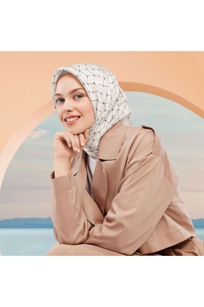 Armine 2024 Yaz Sezonu %100 Sura İpek Eşarp 9166D 01