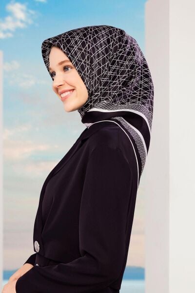 Armine 2024 Yaz Sezonu %100 Twill İpek Eşarp 9167D 01
