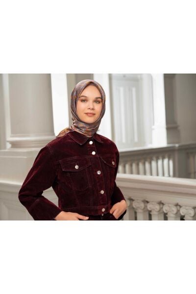 Armine 2024-2025 Sonbahar-Kış Sezonu % 100 Sura İpek Eşarp 9213D 53