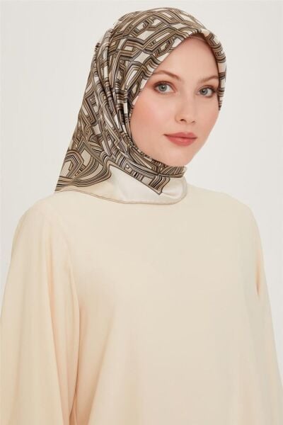 Armine 2024-2025 Sonbahar-Kış Sezonu % 100 Twill İpek Eşarp 9213D 38