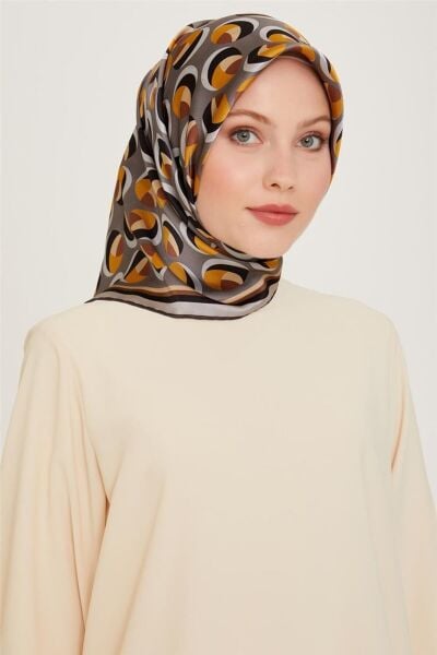 Armine 2024-2025 Sonbahar-Kış Sezonu % 100 Twill İpek Eşarp 9219D 36