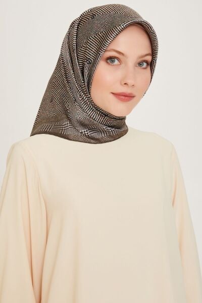 Armine 2024-2025 Sonbahar-Kış Sezonu % 100 Twill İpek Eşarp 9252DT 84