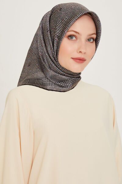 Armine 2024-2025 Sonbahar-Kış Sezonu % 100 Twill İpek Eşarp 9252DT 82