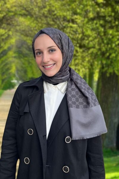Aker Elegance Monogram Şal 913 Füme