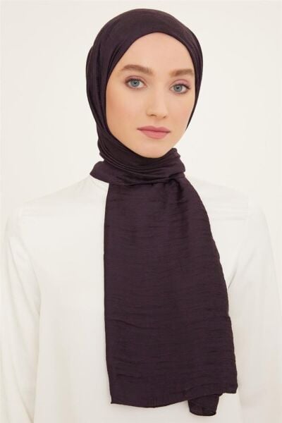 Armine Trend J.Viscon Şal 241808 Patlıcan Moru