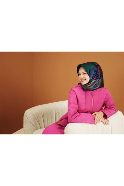 Armine Nostalji Serisi %100 Twill İpek Eşarp 8819D 04