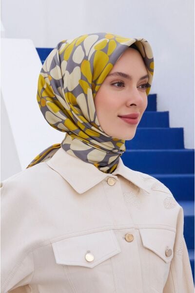 Belli 2025 Yaz Sezonu % 100 Sura İpek Eşarp 4116D 35