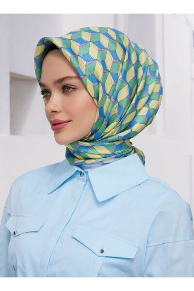 Belli 2025 Yaz Sezonu % 100 Twill İpek Eşarp 4112D 50